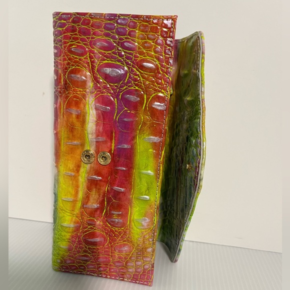 BRAHMIN VERONICA Genuine CrocEmbossed Leather Trifold Envelope Wallet - Picture 7 of 15